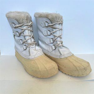 Sorel White Winter Duck Boots
